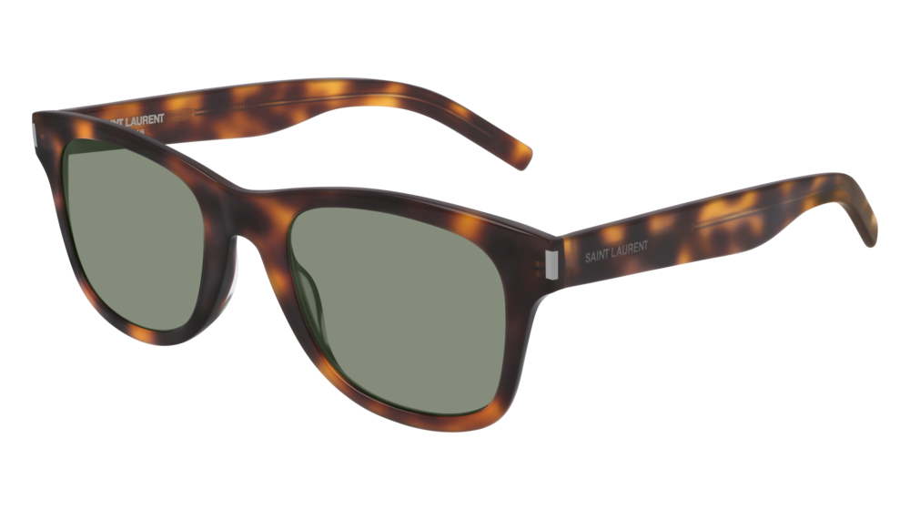 Saint Laurent Sunglass Unisex Havana Havana Green