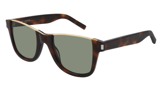 Saint Laurent Sunglass Unisex Havana Havana Green