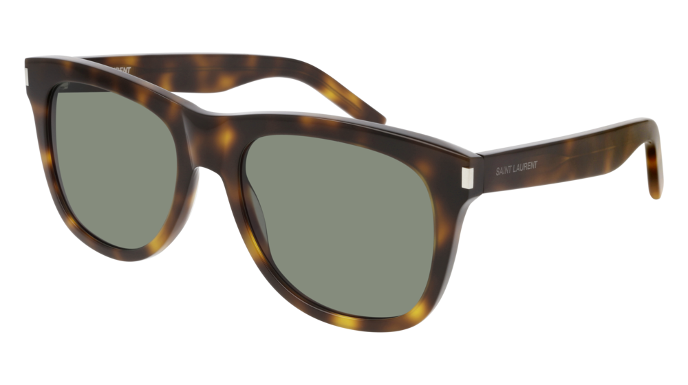 Saint Laurent Sunglass Unisex Havana Havana Green