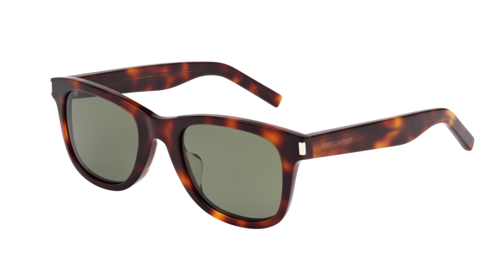 Saint Laurent Sunglass Unisex Havana Havana Green