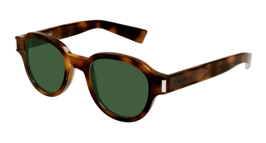 Saint Laurent Sunglass Unisex Havana Havana Green