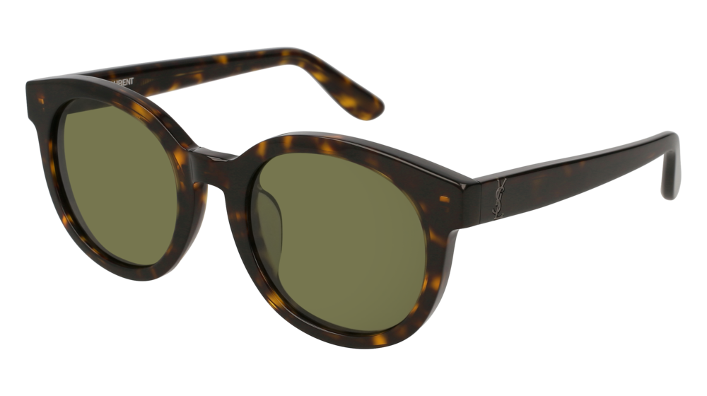 Saint Laurent Sunglass Unisex Havana Havana Green