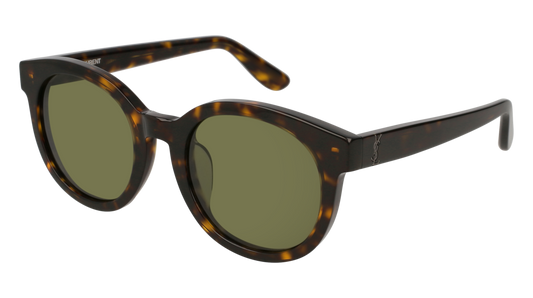 Saint Laurent Sunglass Unisex Havana Havana Green