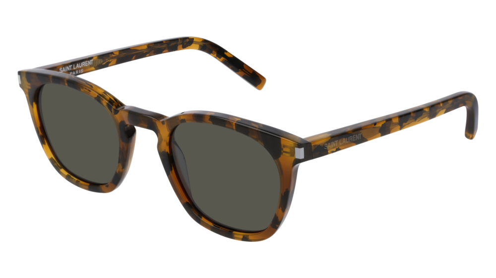 Saint Laurent Sunglass Unisex Havana Havana Grey