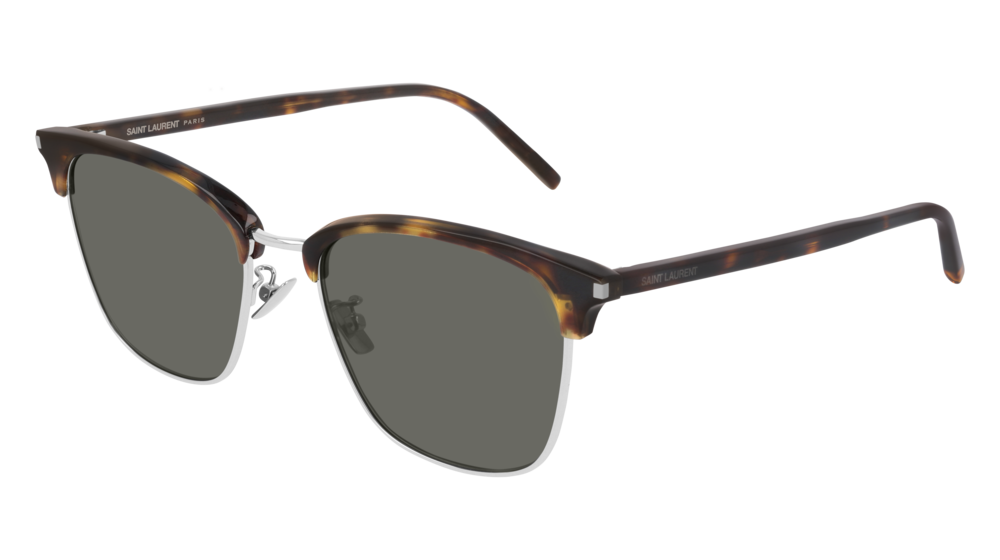 Saint Laurent Sunglass Unisex Havana Havana Grey