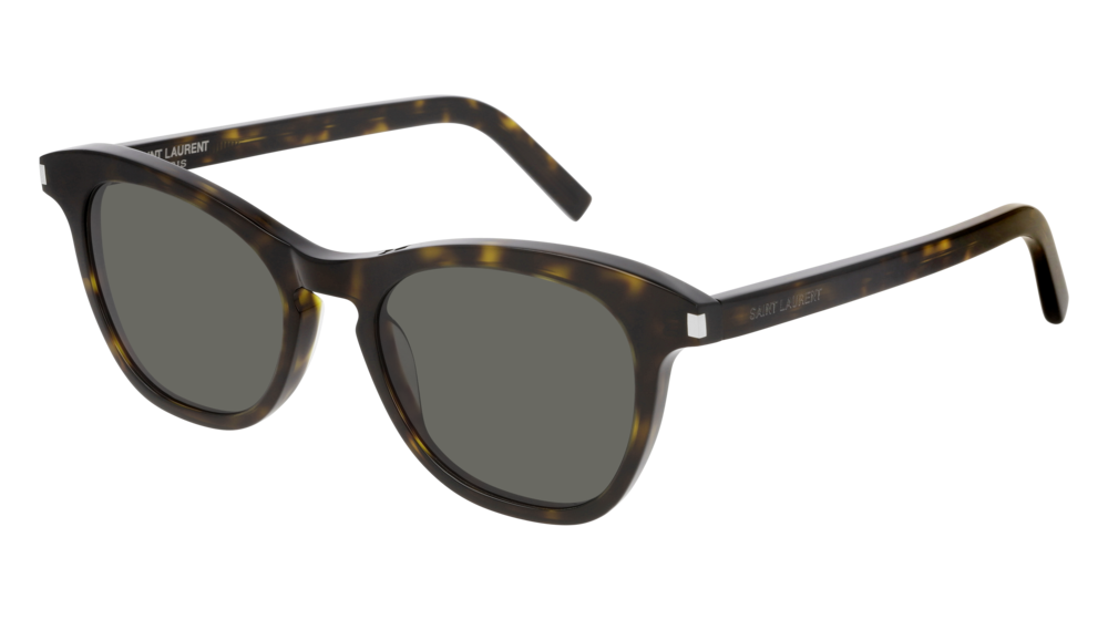 Saint Laurent Sunglass Unisex Havana Havana Grey