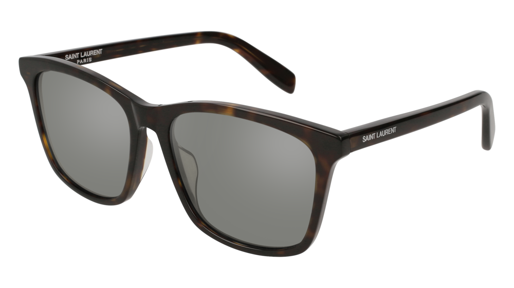 Saint Laurent Sunglass Unisex Havana Havana Silver