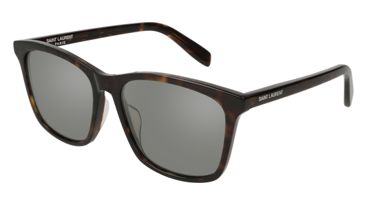 Saint Laurent Sunglass Unisex Havana Havana Silver