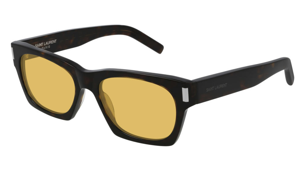 Saint Laurent Sunglass Unisex Havana Havana Yellow