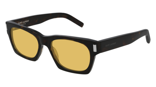 Saint Laurent Sunglass Unisex Havana Havana Yellow