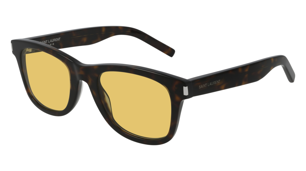 Saint Laurent Sunglass Unisex Havana Havana Yellow