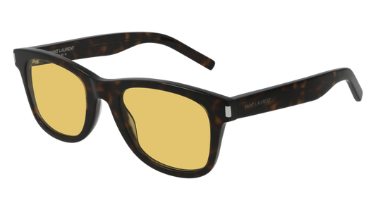 Saint Laurent Sunglass Unisex Havana Havana Yellow