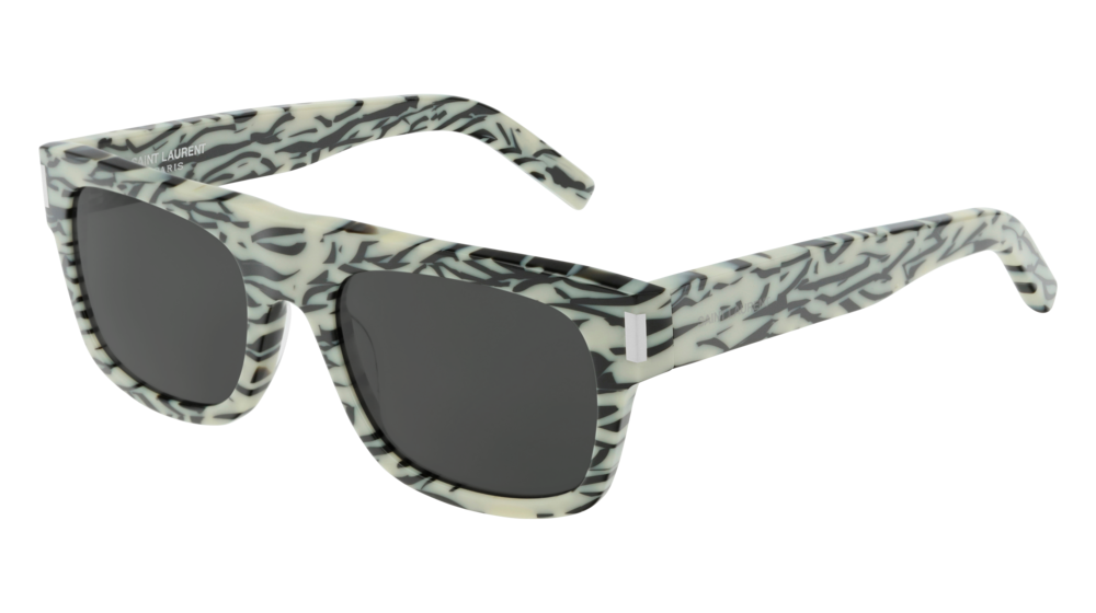 Saint Laurent Sunglass Unisex Ivory Ivory Grey