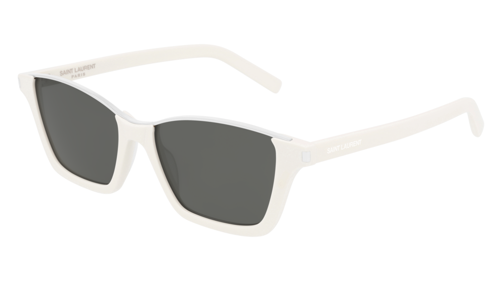 Saint Laurent Sunglass Unisex Ivory Ivory Grey