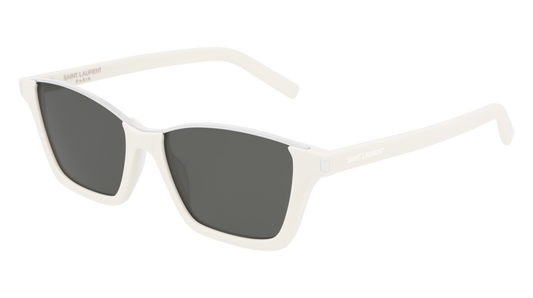 Saint Laurent Sunglass Unisex Ivory Ivory Grey