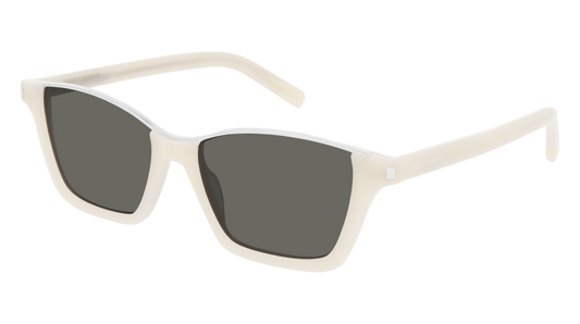 Saint Laurent Sunglass Unisex Ivory Ivory Grey