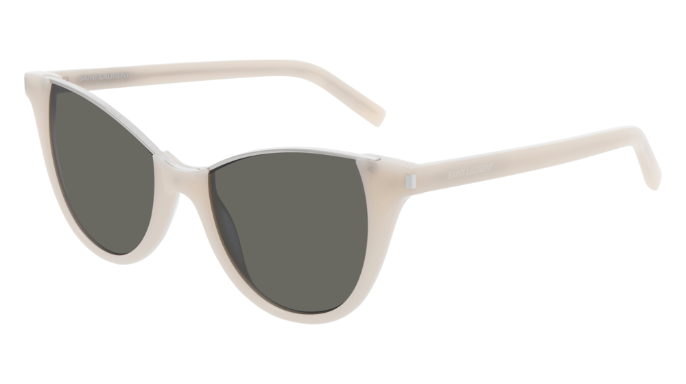 Saint Laurent Sunglass Unisex Ivory Ivory Grey