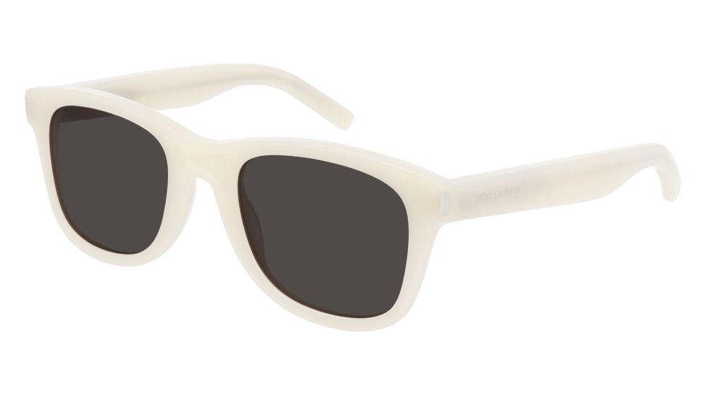 Saint Laurent Sunglass Unisex Ivory Ivory Grey