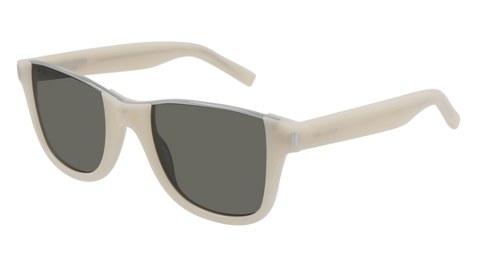 Saint Laurent Sunglass Unisex Ivory Ivory Grey