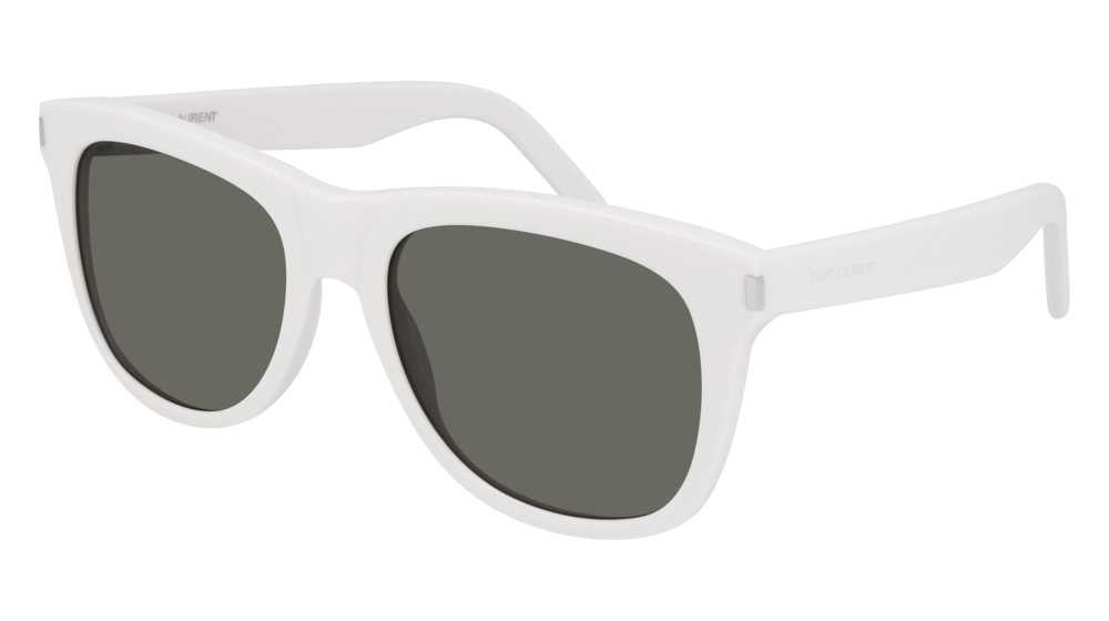 Saint Laurent Sunglass Unisex Ivory Ivory Grey