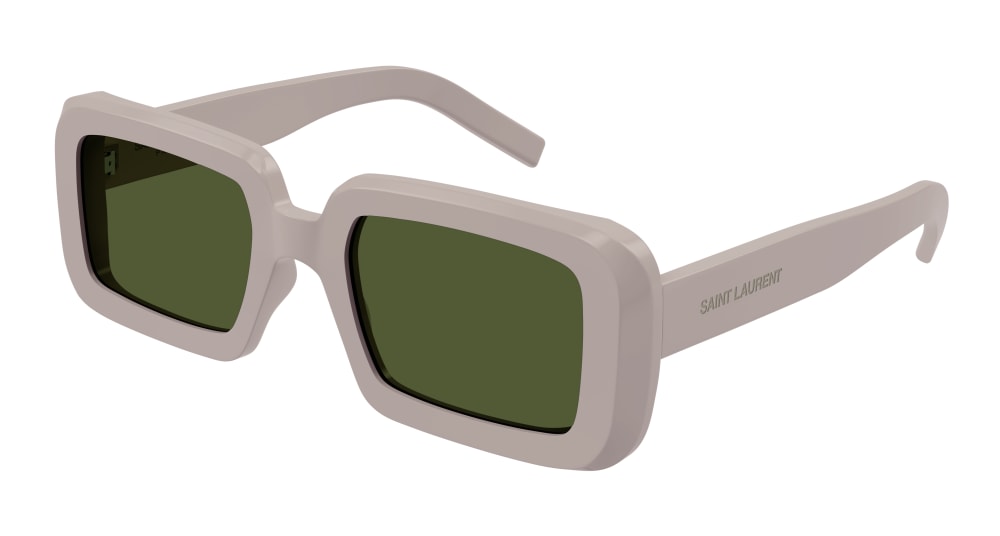 Saint Laurent Sunglass Unisex Nude Nude Green