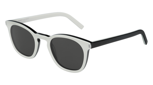 Saint Laurent Sunglass Unisex White Black Grey