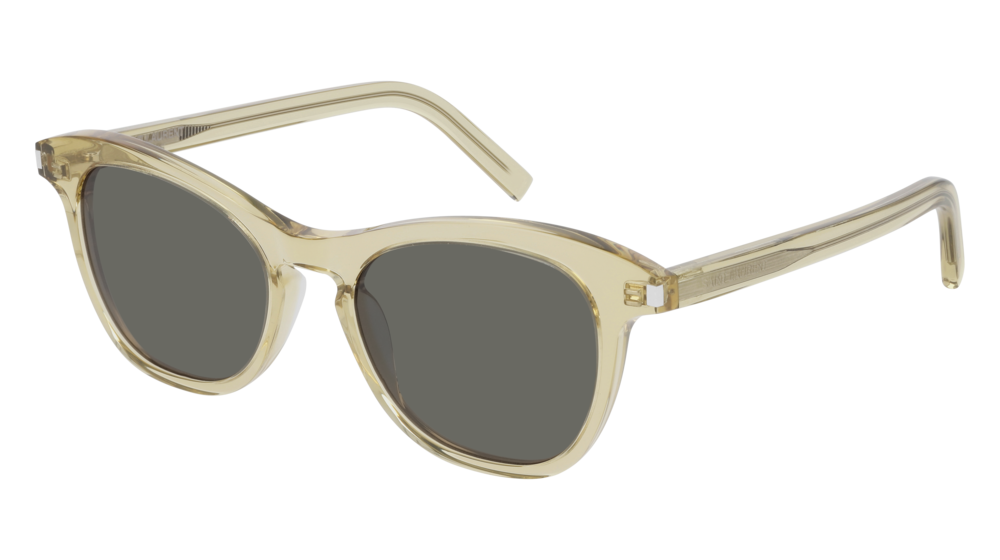 Saint Laurent Sunglass Unisex Yellow Yellow Grey