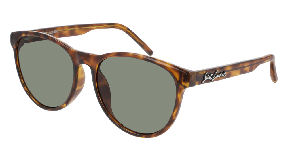 Saint Laurent Sunglass Unisex Havana Havana Green