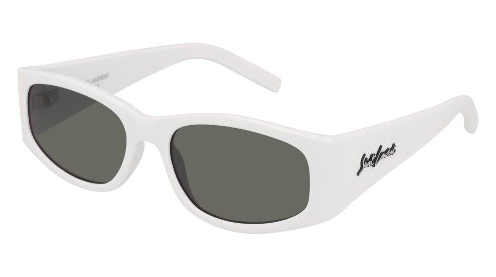 Saint Laurent Sunglass Unisex Ivory Ivory Grey