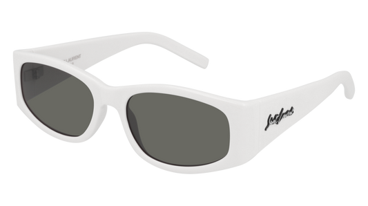 Saint Laurent Sunglass Unisex Ivory Ivory Grey