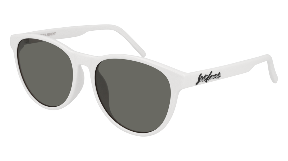 Saint Laurent Sunglass Unisex Ivory Ivory Grey