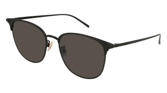 Saint Laurent Sunglass Unisex Black Black Grey