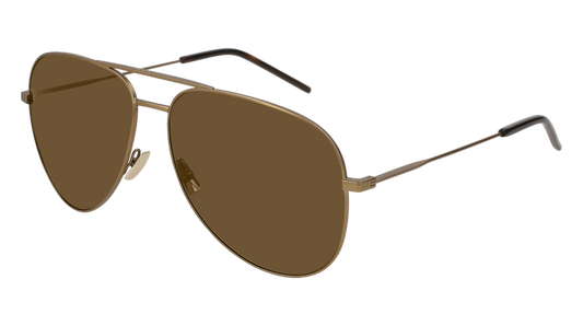 Saint Laurent Sunglass Unisex Bronze Bronze Brown