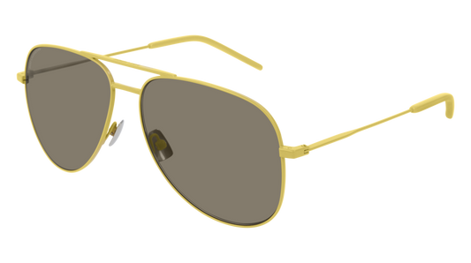 Saint Laurent Sunglass Unisex Yellow Yellow Brown