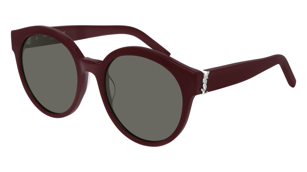 Saint Laurent Sunglass Woman Burgundy Burgundy Grey