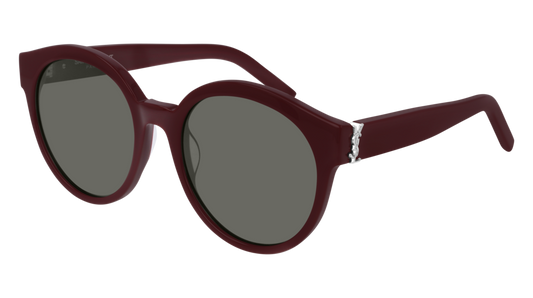 Saint Laurent Sunglass Woman Burgundy Burgundy Grey