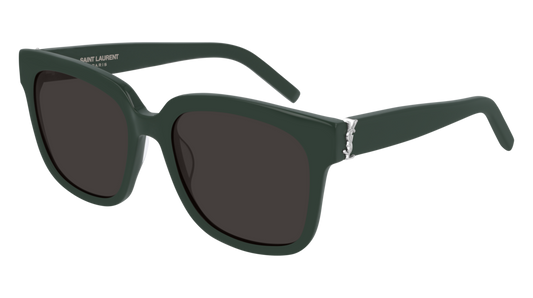 Saint Laurent Sunglass Woman Green Green Black