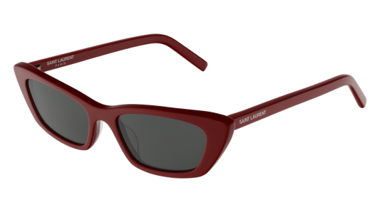 Saint Laurent Sunglass Woman Red Red Grey