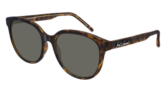 Saint Laurent Sunglass Woman Havana Havana Grey