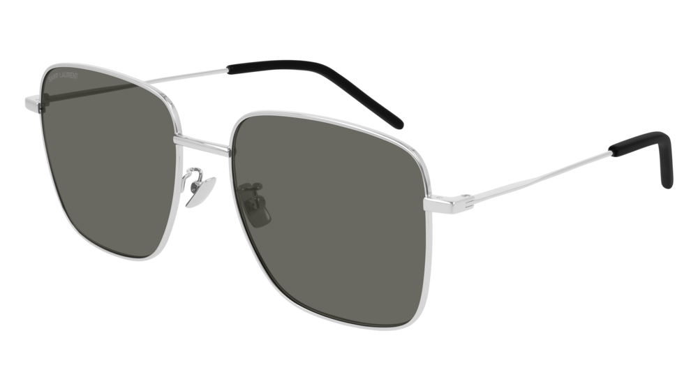 Saint Laurent Sunglass Woman Silver Silver Grey