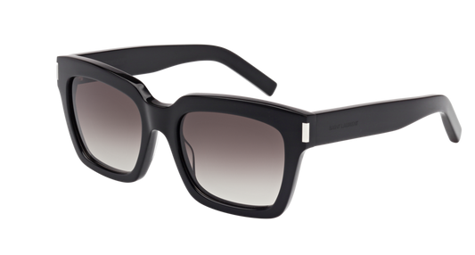 Saint Laurent Sunglass Woman Black Black Grey