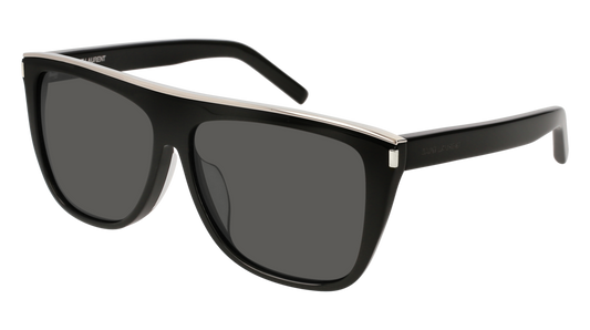 Saint Laurent Sunglass Woman Black Black Grey