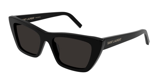 Saint Laurent Sunglass Woman Black Black Grey