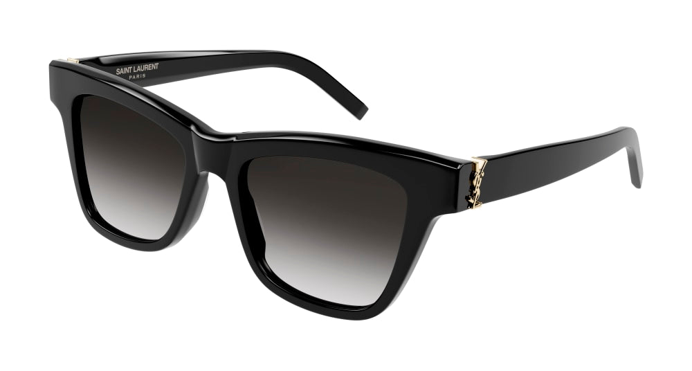 Saint Laurent Sunglass Woman Black Black Grey