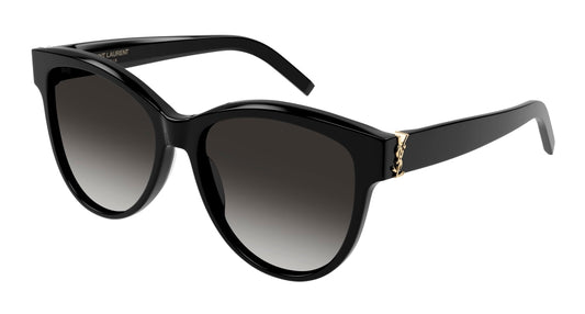 Saint Laurent Sunglass Woman Black Black Grey