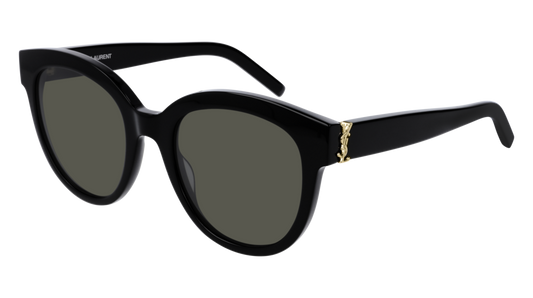 Saint Laurent Sunglass Woman Black Black Grey