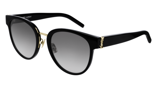 Saint Laurent Sunglass Woman Black Black Grey