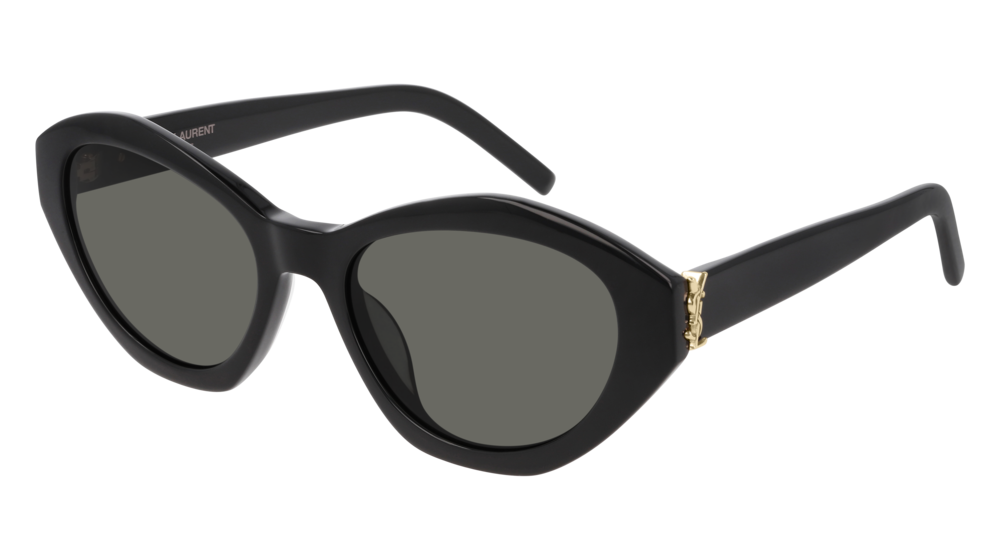 Saint Laurent Sunglass Woman Black Black Grey