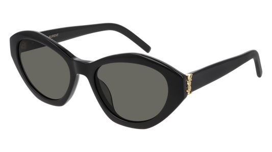 Saint Laurent Sunglass Woman Black Black Grey