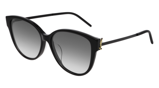 Saint Laurent Sunglass Woman Black Black Smoke